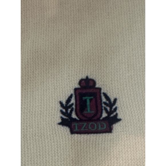 Vintage IZOD Butter Yellow Grandpa Academia Preppy Cardigan Sweater USA Mens XL - Picture 11 of 12